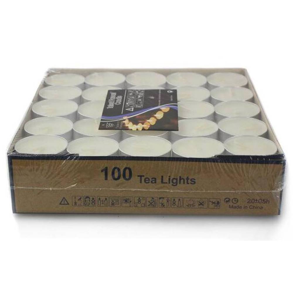 Cheap White and color Tea light Candles in plastic /boxes bag