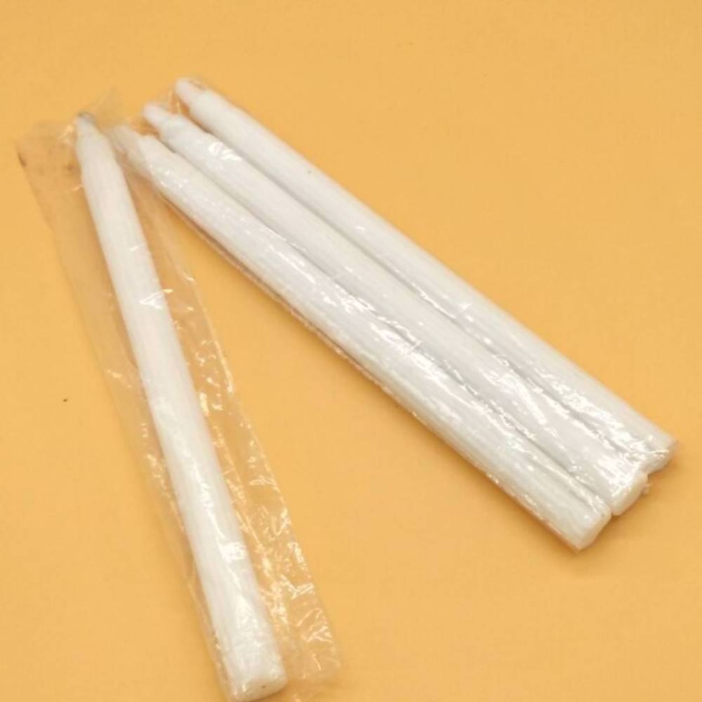 White Stick Candle for Home Decoration