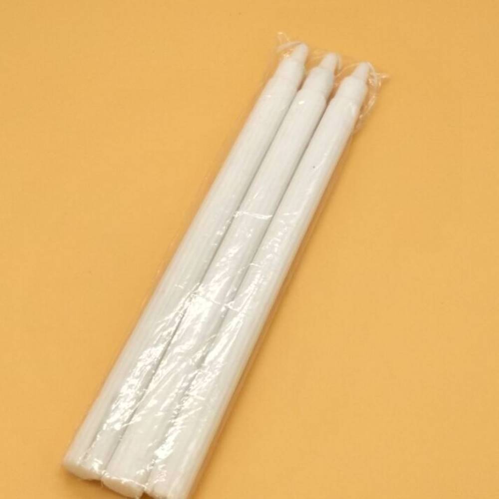 White Stick Candle for Home Decoration