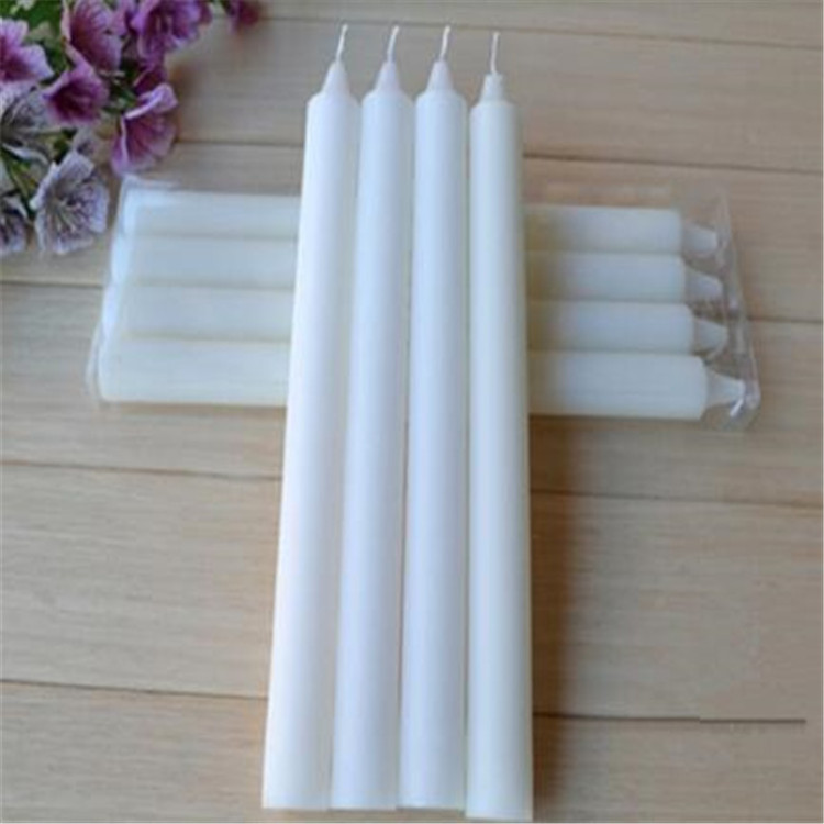 Paraffin wax religious light stick white color vigil candles with candle factory price