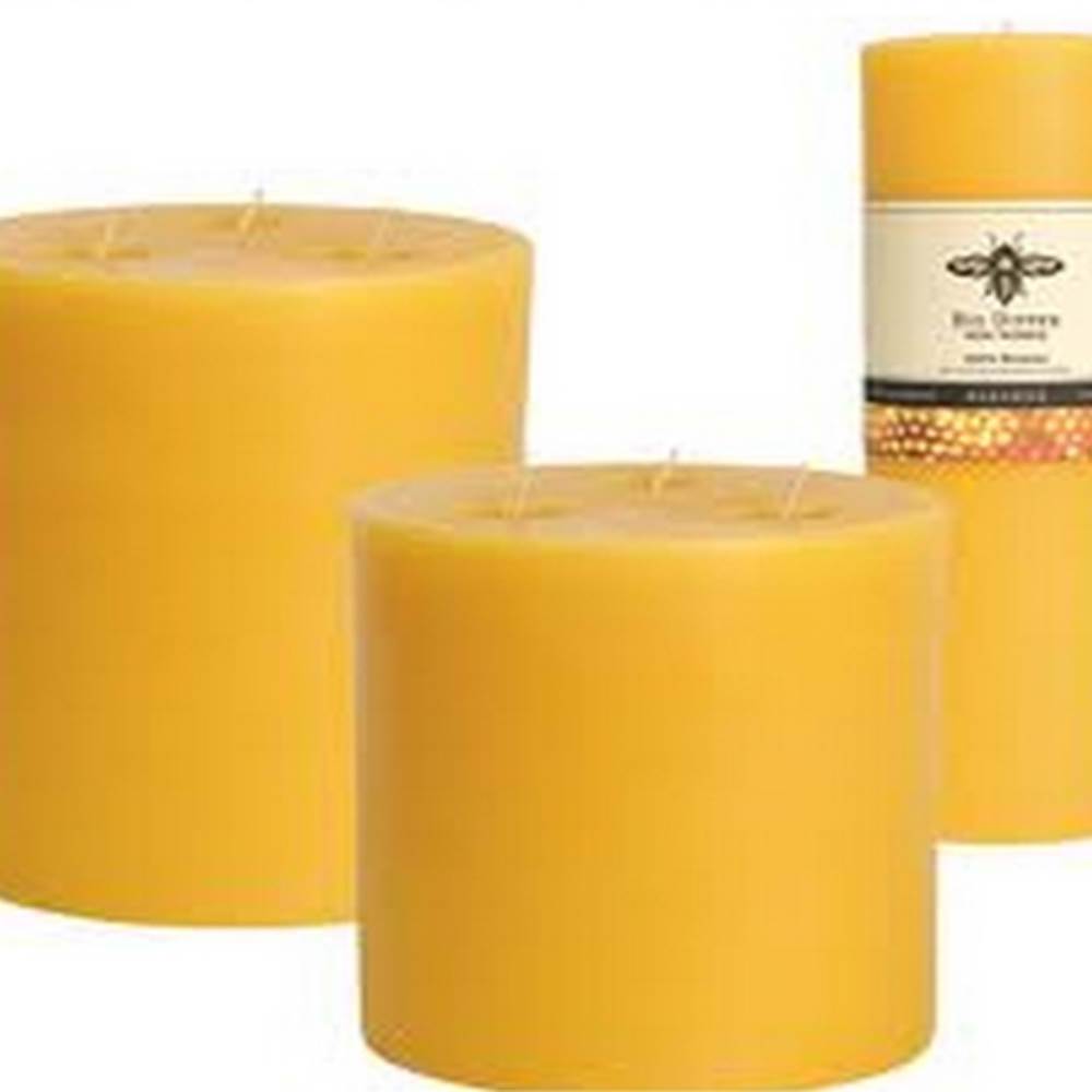 Competitive price ivory church pillar candle