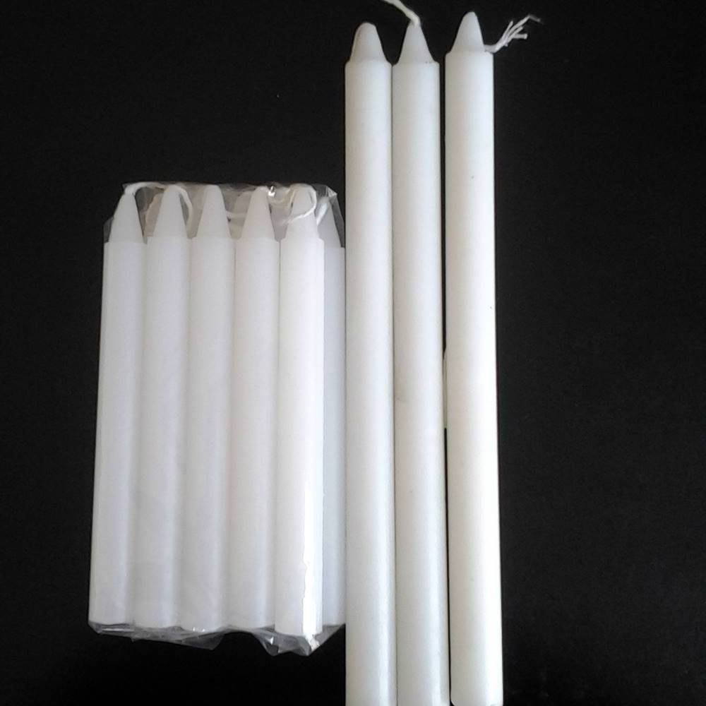 wholesale long burning time stick white candle for votive