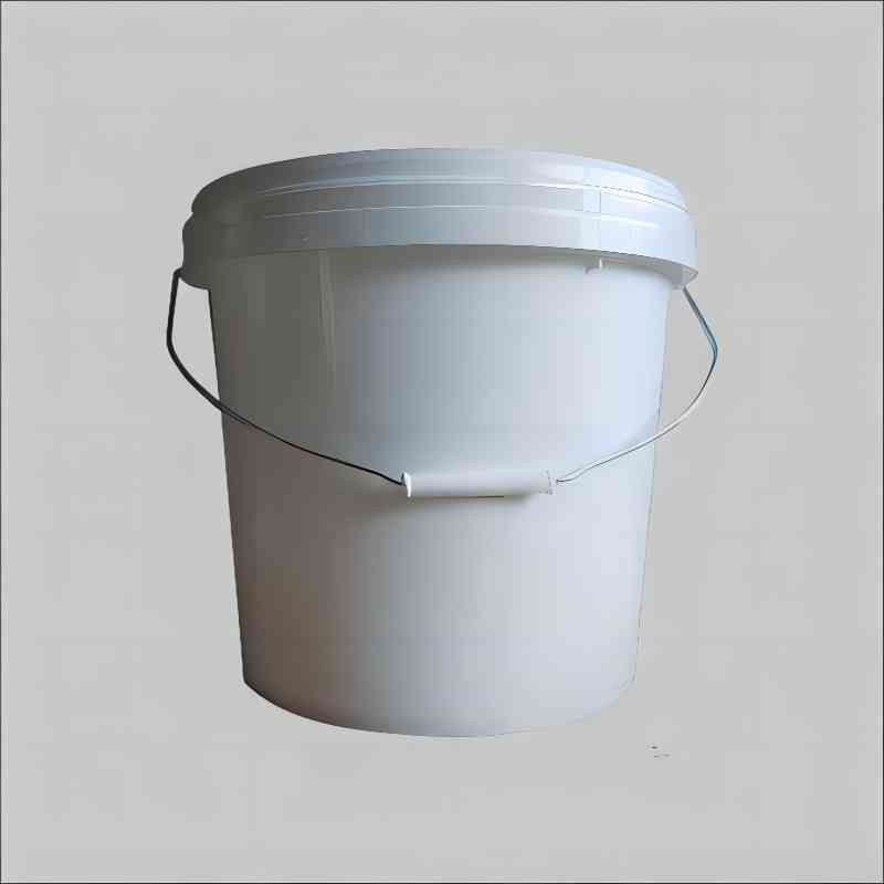 20L round plastic black thick hydroponics bucket with lid and plastic paint bucket and plastic bucket with lid 10L for packaging