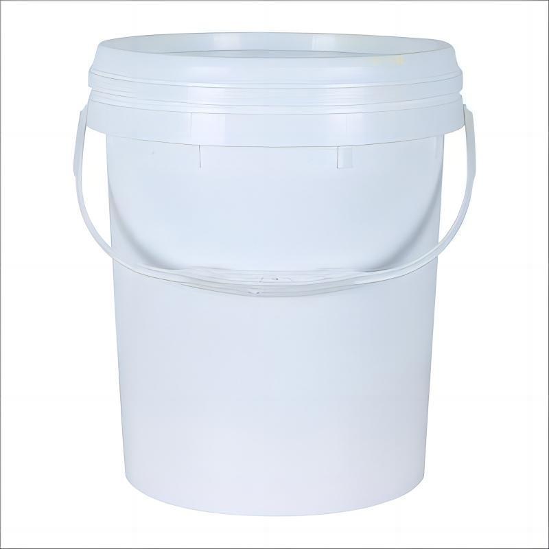 20L round plastic black thick hydroponics bucket with lid and plastic paint bucket and plastic bucket with lid 10L for packaging