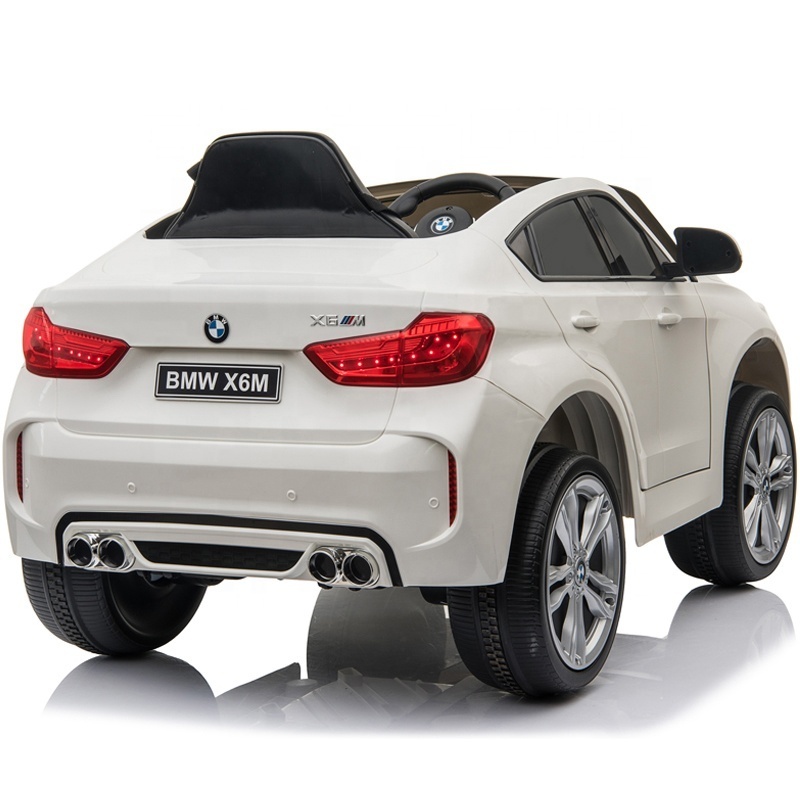 bmw X6M 12 volt battery remote control car for children to drive electric kids ride on car