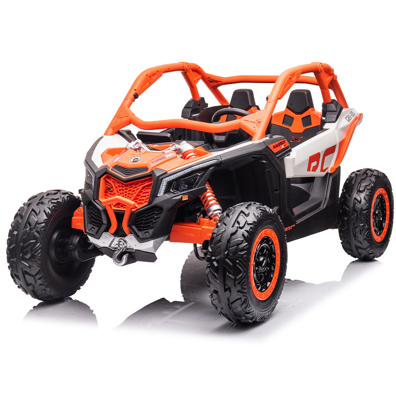 Off roader 4X4 Can Am Marverick licensed ride on cars for kids 24v 4WD 2 seater rechargeable battery UTV