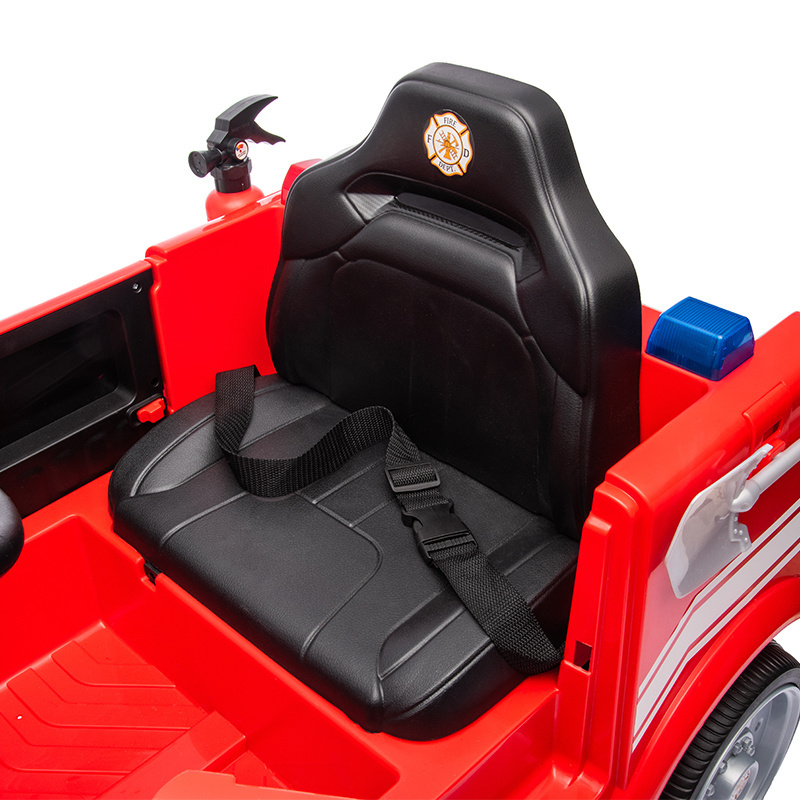 kids electric fire truck 12v battery power ride-on cars. for kids to drive