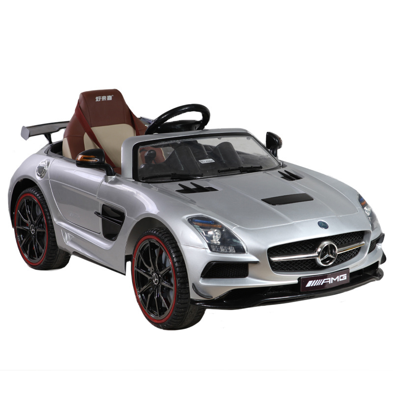 Benz SLS AMG licensed kids ride on car sport 12V battery kids toy car ride-on with remote control