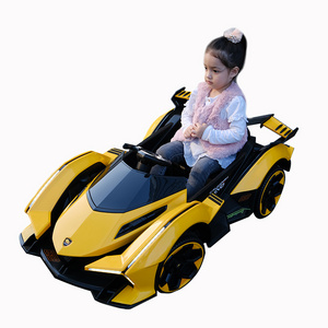 pink kid ride on car 12v ride on toy car for girl toddler to drive with music lights