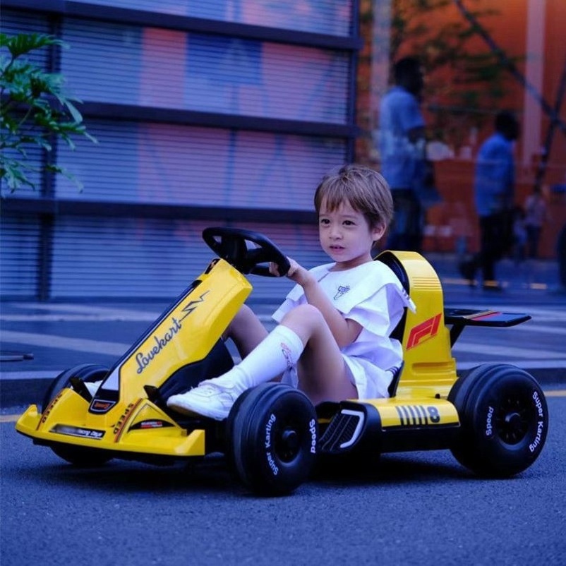 12 volt kids racing go kart cheap electric ride on big toy car