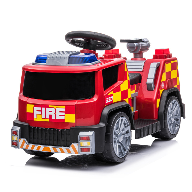 hot selling baby 6 volt electric ride on toy cars kids boys toys fire trucks