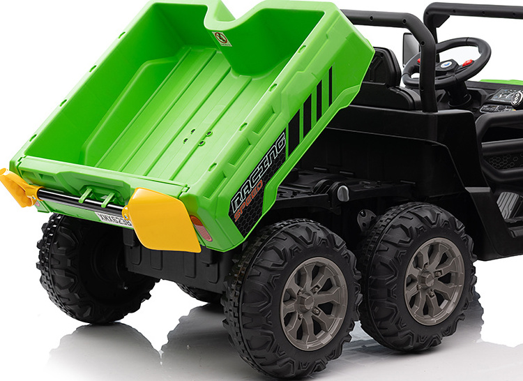 Children ride on 24V battery toy car 6X6 electric remote control CE&ASTM tractor for big kids 10years old to drive