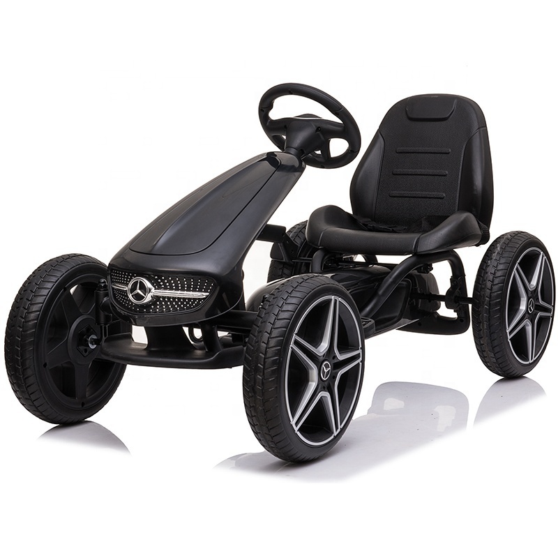 new benz licensed kids pedal go kart hot sale electric toy car for children