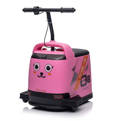 kids ride on electric cars toy box car for wholesale 12V pink girl ride on toys for kids