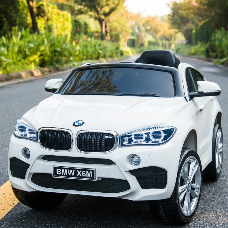 bmw X6M 12 volt battery remote control car for children to drive electric kids ride on car