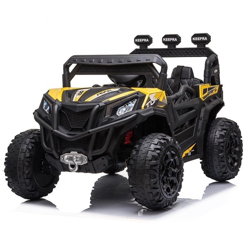 Big UTV buggy ride-on cars for 10 years old kids with two seats 4WD MP3 12V 24V 4X4 electric ride on remote control car