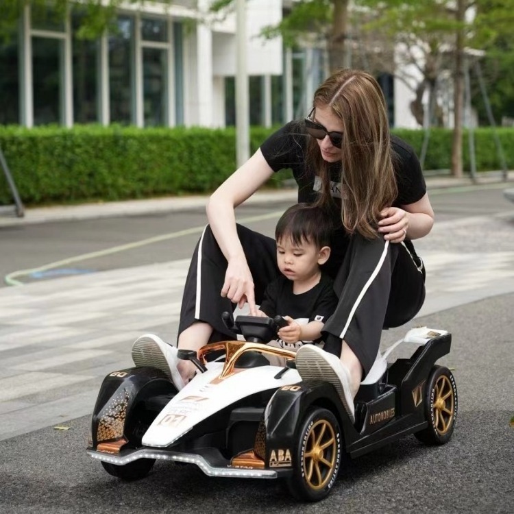 24V go kart ride on car for kids 2 seater kids car electric 12v 4 engine battery