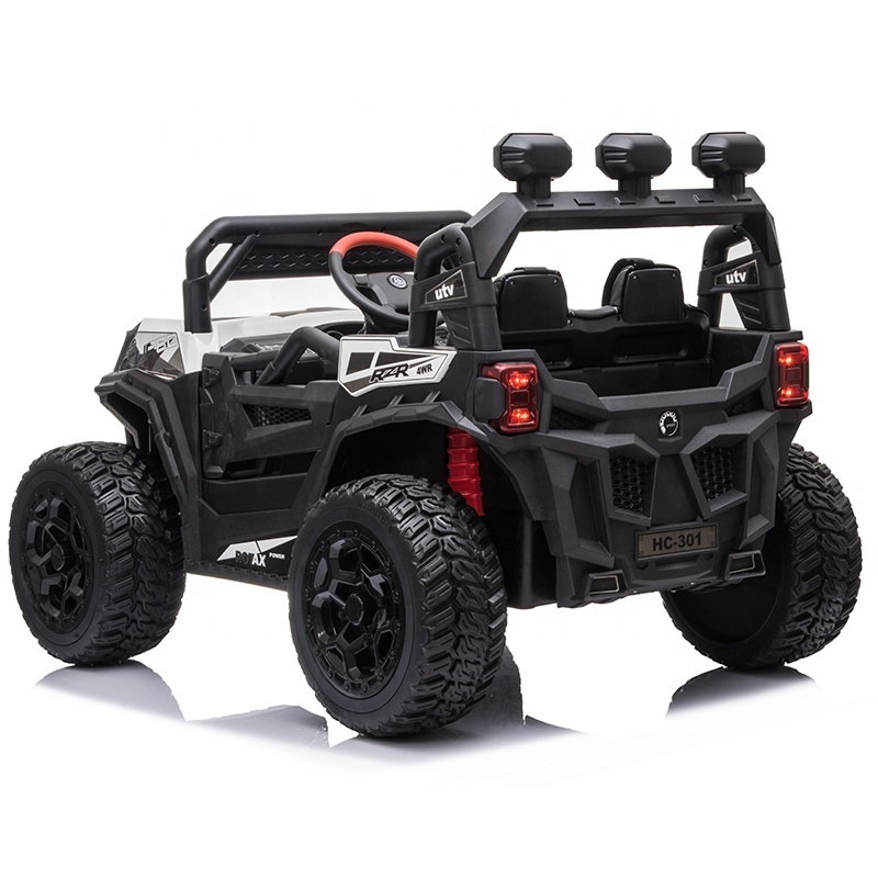 Big UTV buggy ride-on cars for 10 years old kids with two seats 4WD MP3 12V 24V 4X4 electric ride on remote control car