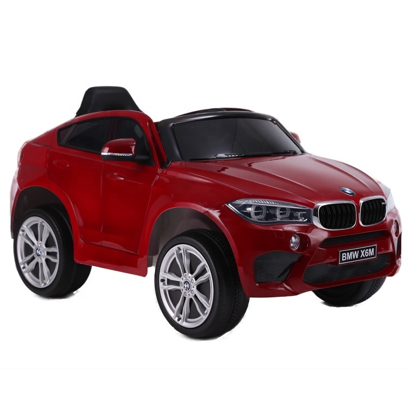 bmw X6M 12 volt battery remote control car for children to drive electric kids ride on car