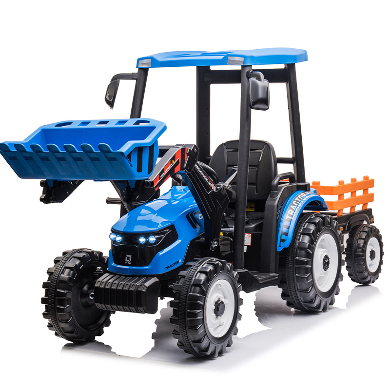 kids ride on tractor CE electric 12V/24V ride-on cars big excavator car for kids 5-10 years old