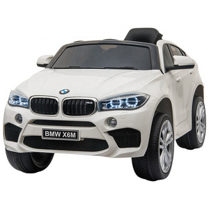 bmw X6M 12 volt battery remote control car for children to drive electric kids ride on car