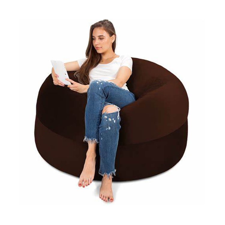 Memory Foam Bean Bag Chair with Microsuede Cover Ultra Soft Cuddle Bean Bag Chair