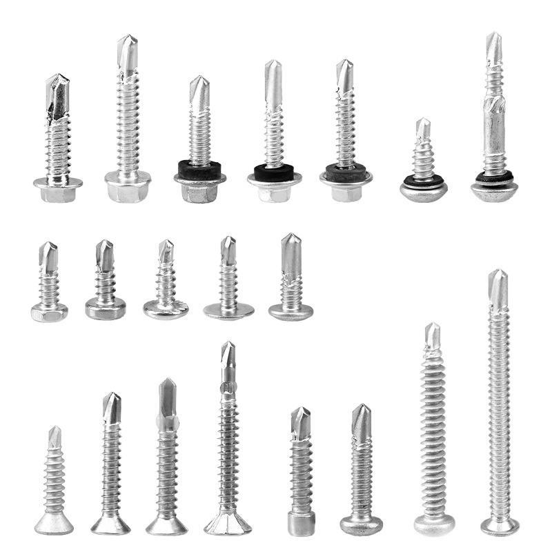 Hot Sale Custom Torx Truss Pan Head Self Drilling Screw Stainless Steel Hex Washer Head Self Drilling Tek Screws For Wood Metal