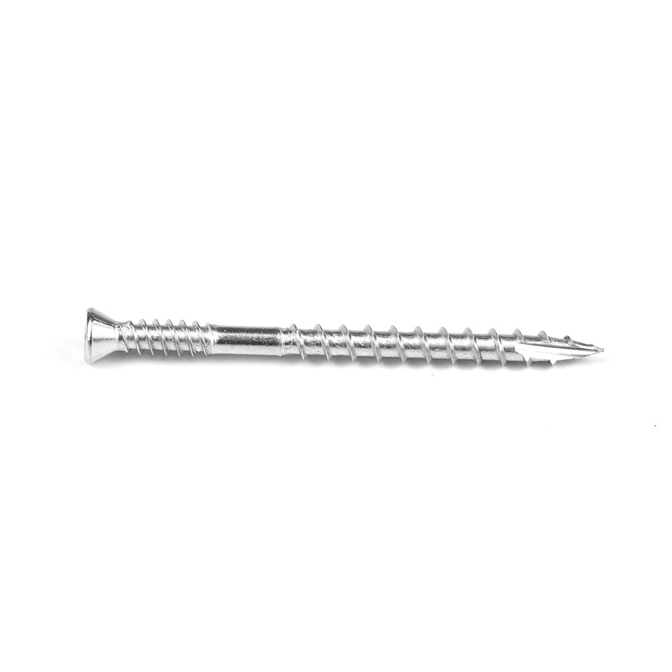 SS 316 Flat Head Chipboard Screw Stainless Steel Drywall Screw Type 17 Flat Square Deck Screw For Outdoor Wood Project