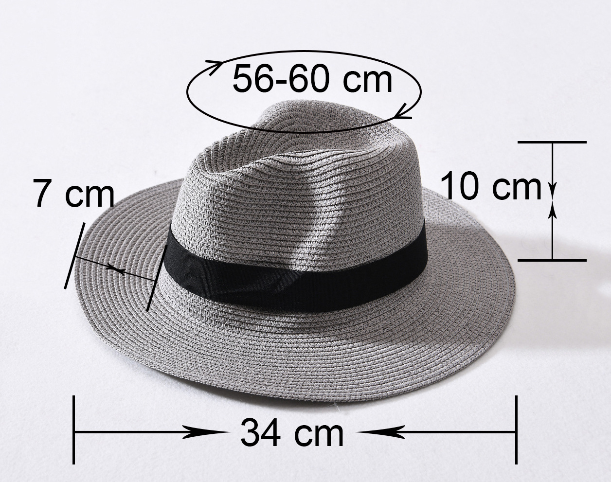 Custom Unisex Men Ladies Panama Fishing Paper Fedora Straw Hat Luxury Wholesale Plain Summer Beach Hats Women Wide Brim Straw