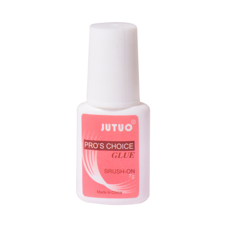 nail hard gel glue for acrylic press on nail glue gel 2g 3g 10g Pink Brush Press On Nail