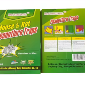 Non-Toxic Hard Paperboard Mouse Trap with Sticky Glue Mice Killer Pest Control for Warehouse Rat Catcher and Bug Trapper