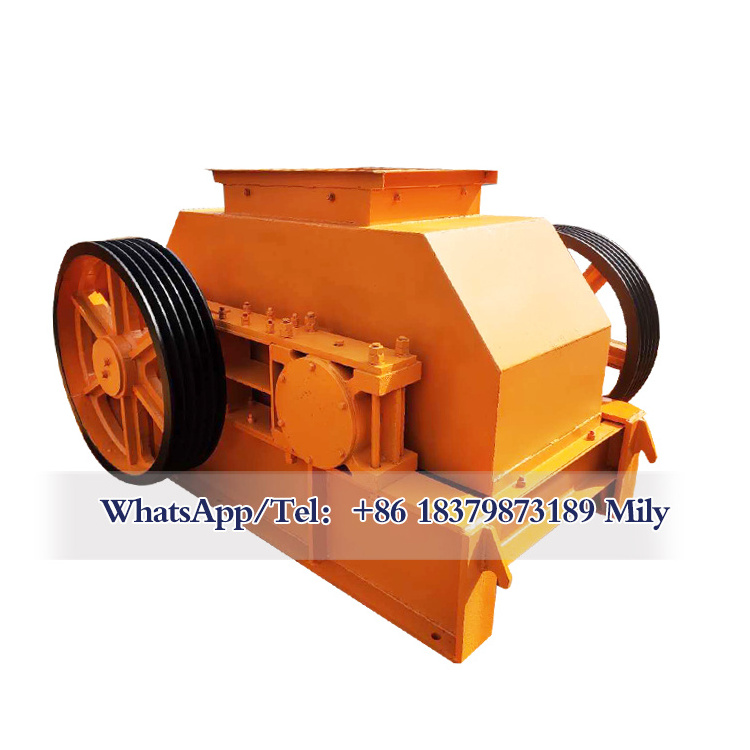 double roller crusher  stone crusher as secondary and fine crushing in the industry of mining