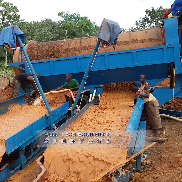 small scale wash gold mud plant