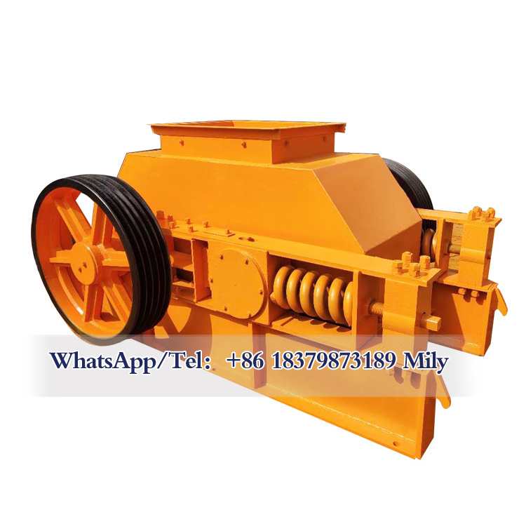 double roller crusher  stone crusher as secondary and fine crushing in the industry of mining