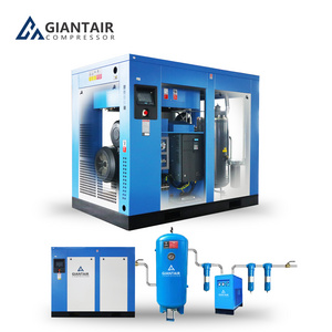 GiantAir Excellent Quality Power Saving Two Stage Screw Air Compressor Energy Equipment