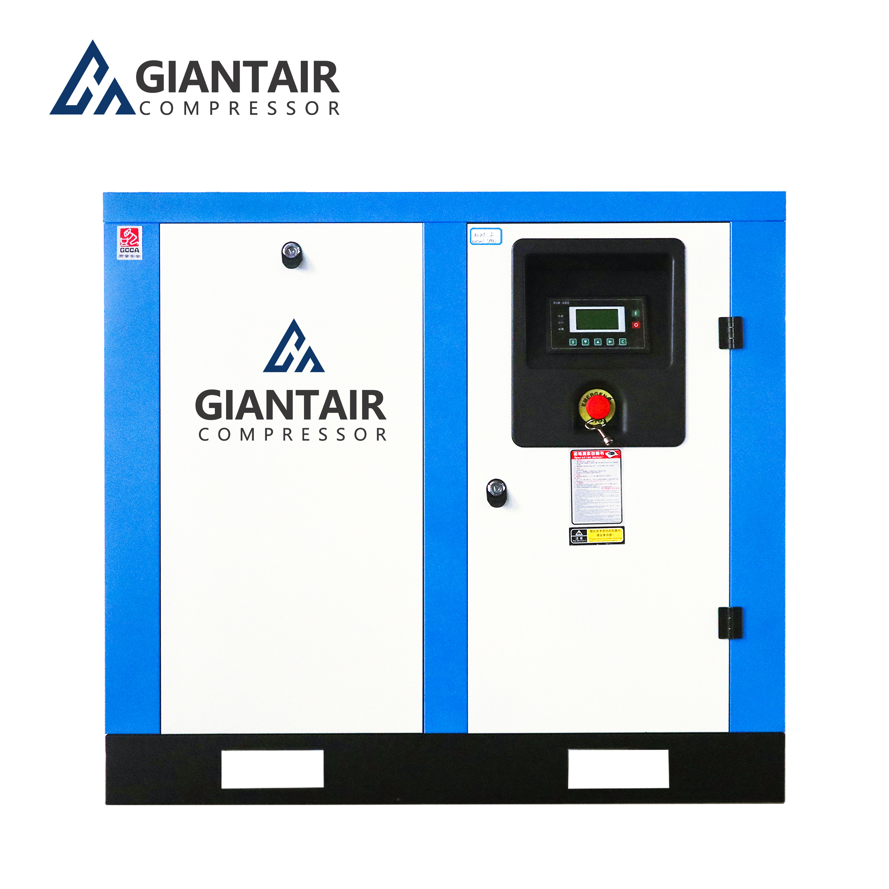 Giantair Industrial Rotary Screw Air Compressor Machine Silent Type 7.5kw 10hp Stationary Air Cooling