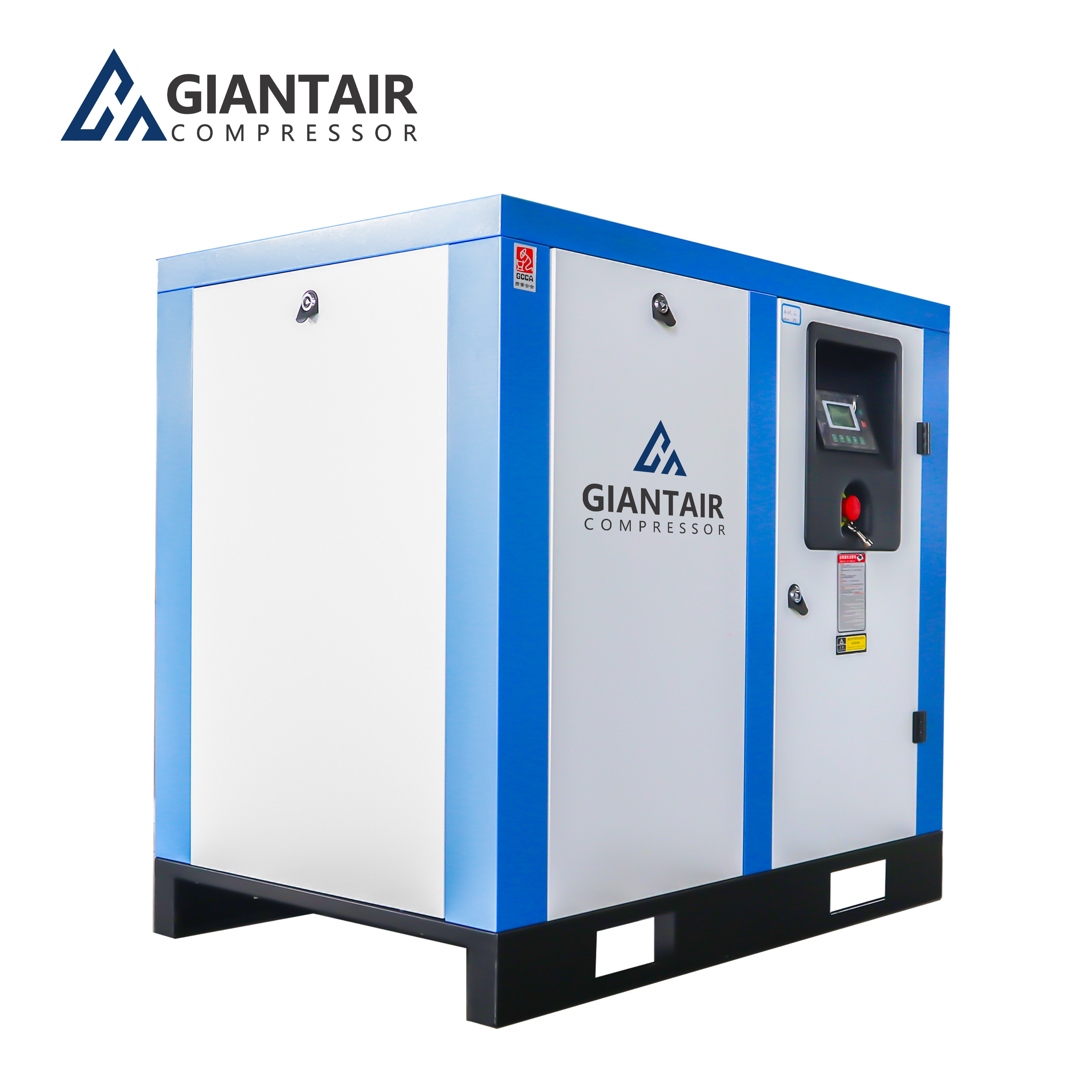 Giantair Industrial Rotary Screw Air Compressor Machine Silent Type 7.5kw 10hp Stationary Air Cooling