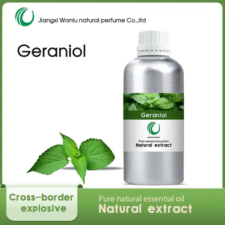 Private Label Edible Essence Geraniol Oil Bulk Price For Cooking Seasoning Manufacturers Wholesale