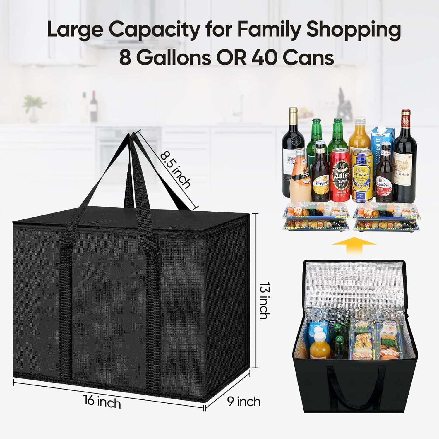 aluminum foil insulated lunchbag mommy cooler backpack dry fabric bag for food disposable small thermo bags for food delivery