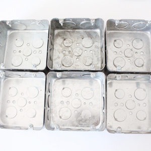 4-11/16 inches  square  metal  electric  box