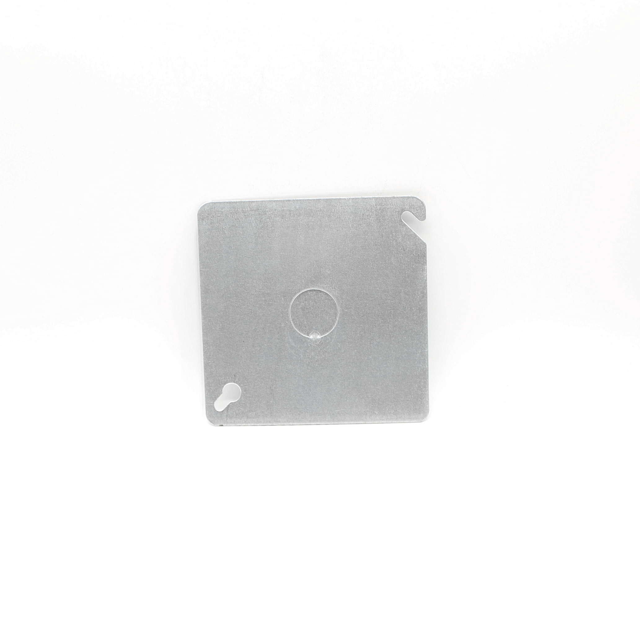 Square Metal Junction Box Blank Flat Cover 52C1