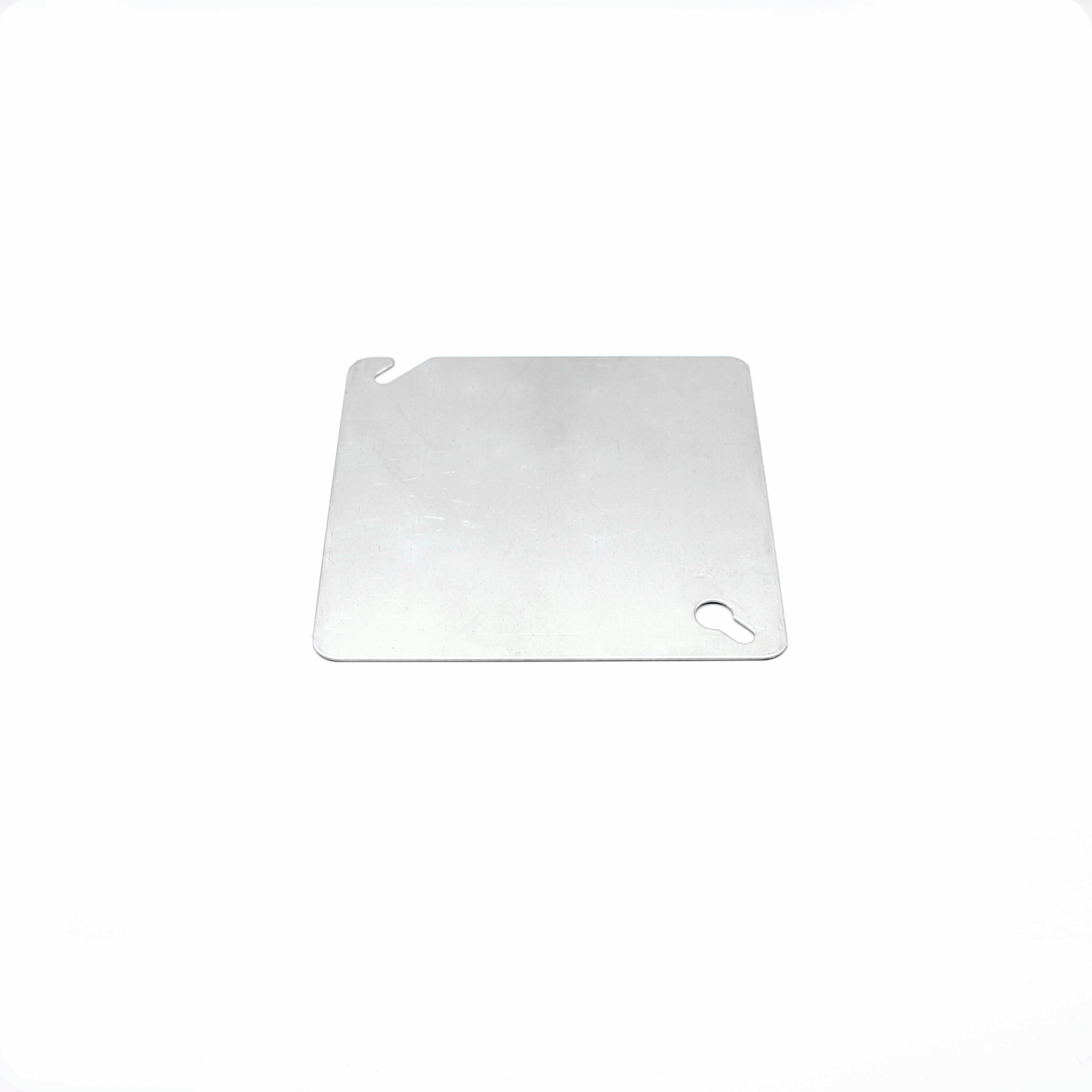 Square Metal Junction Box Blank Flat Cover 52C1