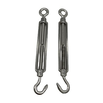 Superior Quality commercial turnbuckle hlm eye-hook turnbuckle open body stainless steel