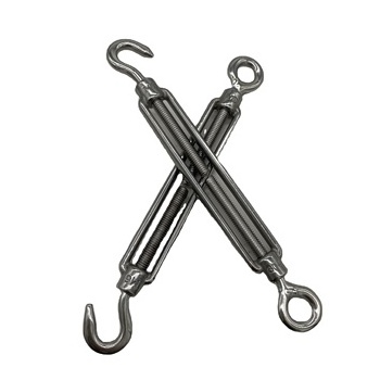 Superior Quality commercial turnbuckle hlm eye-hook turnbuckle open body stainless steel