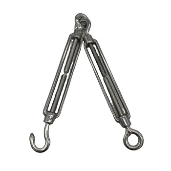 Superior Quality commercial turnbuckle hlm eye-hook turnbuckle open body stainless steel