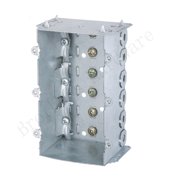 2104-LLE Single gang metallic outlet switch 2-1/2