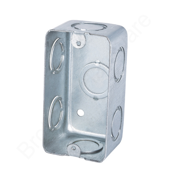 58361 Single Gang Galvanized Steel Electrical Metal Switch Box