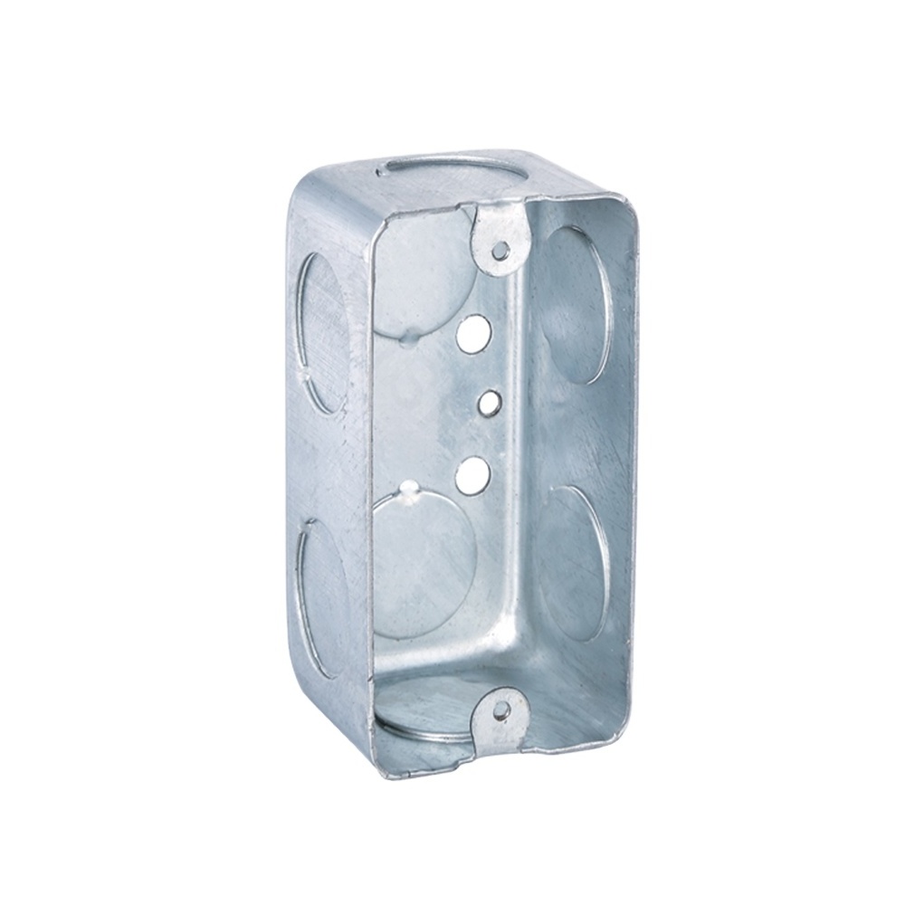 58361 Single Gang Galvanized Steel Electrical Metal Switch Box