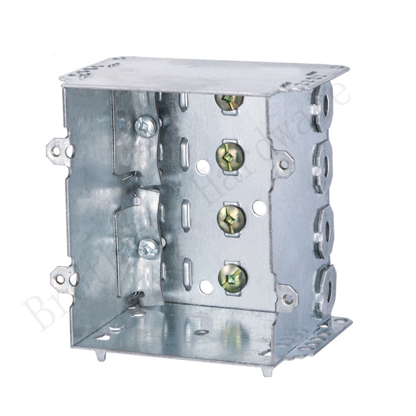 2104-LLE Single gang metallic outlet switch 2-1/2