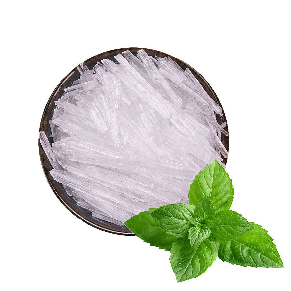 Spot Supply Synthetic L-Menthol Cristal Crystal Mint Fragrance for Tobacco Industrial Flavors Food Flavor in Drum Packaging